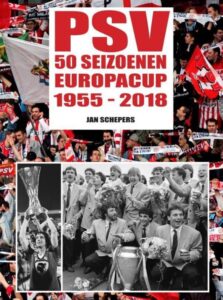PSV 50 Seizoenen Europacup - Jan Schepers - Cover